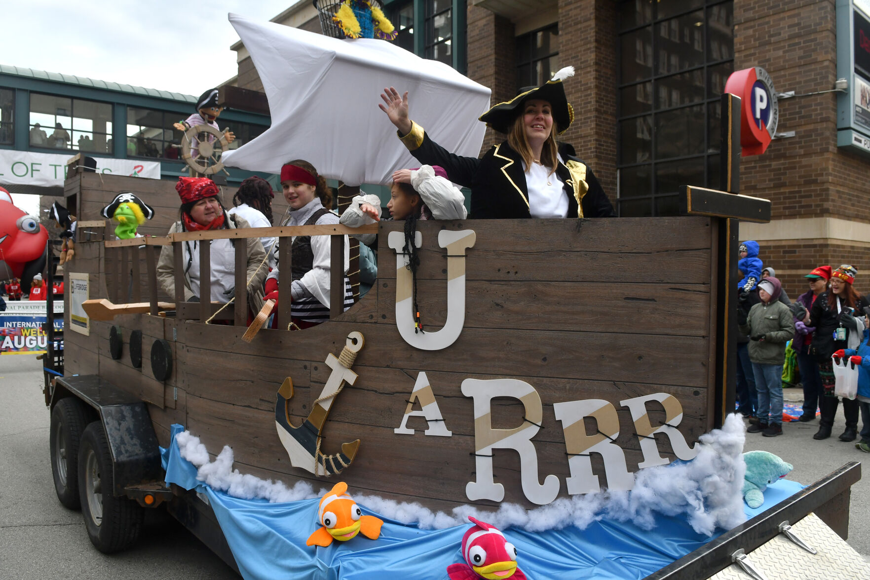 The 27th annual Holiday Parade in downtown Davenport.